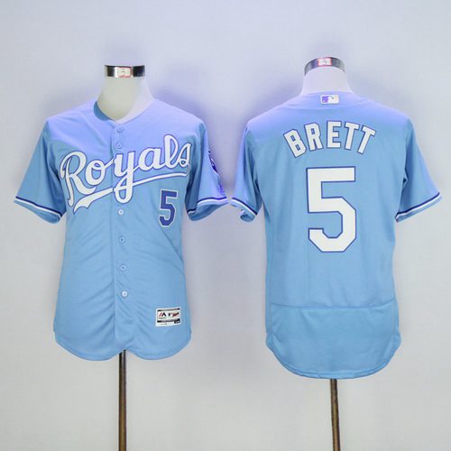 George Brett Kansas City Royals blue jersey