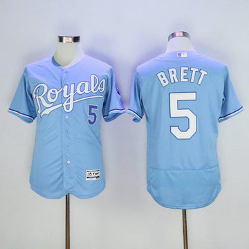 George Brett Kansas City Royals blue jersey