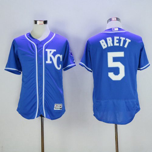 George Brett Kansas City Royals navy jersey