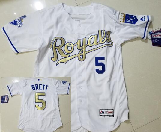 George Brett Kansas City Royals white jersey