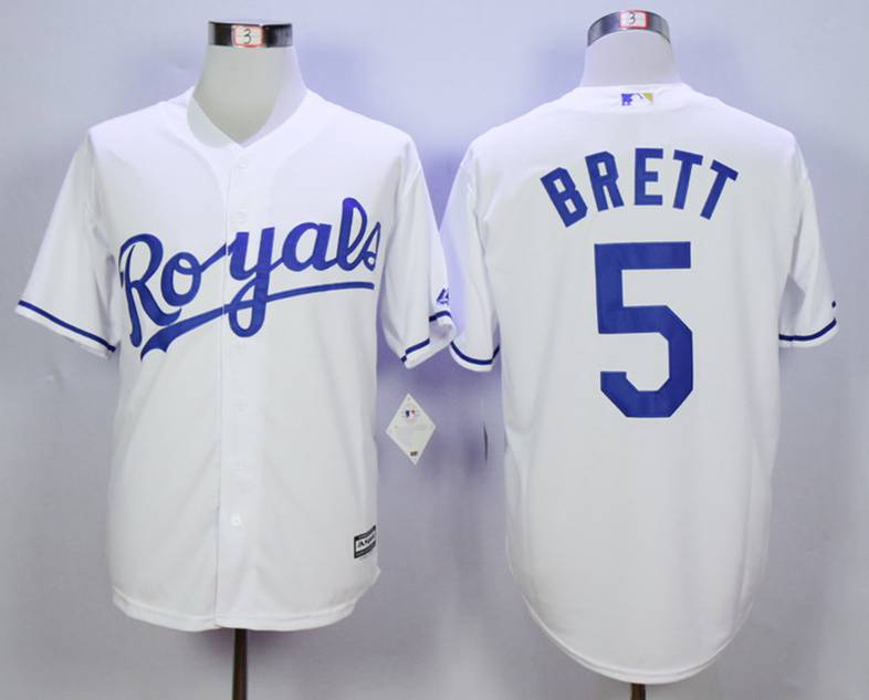 George Brett Kansas City Royals white jersey