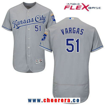 Jason Vargas Kansas City Royals gray Road jersey