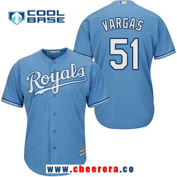 Jason Vargas Kansas City Royals blue Alternate jersey