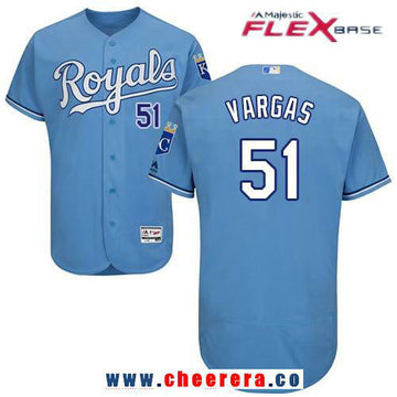 Jason Vargas Kansas City Royals blue Alternate jersey