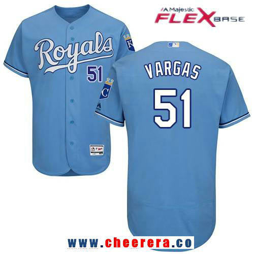Jason Vargas Kansas City Royals blue Alternate jersey