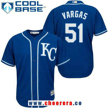 Jason Vargas Kansas City Royals navy Alternate jersey