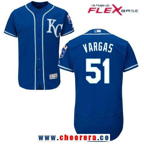 Jason Vargas Kansas City Royals navy Alternate jersey