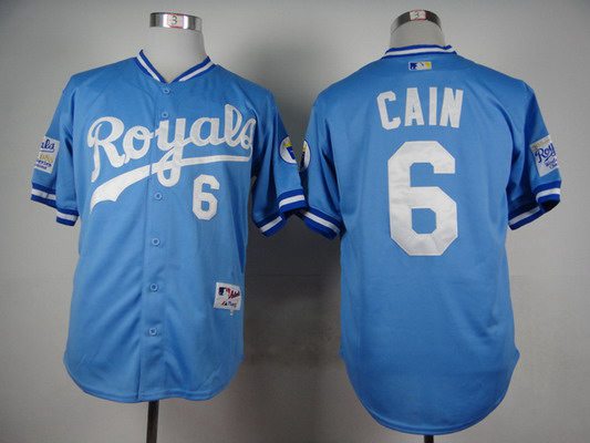 Lorenzo Cain Kansas City Royals blue jersey