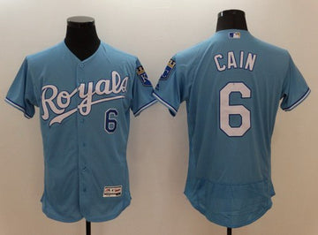 Lorenzo Cain Kansas City Royals blue jersey