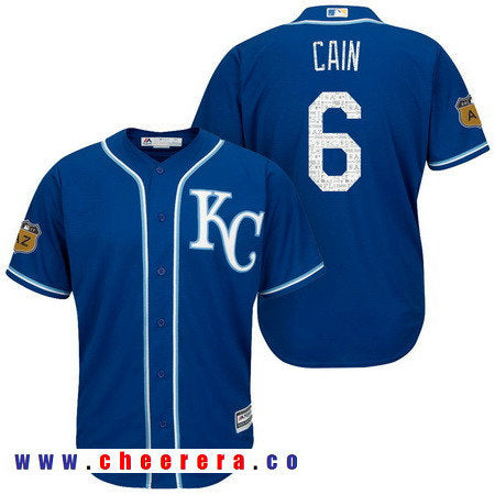 Lorenzo Cain Kansas City Royals royal jersey