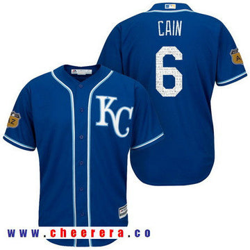 Lorenzo Cain Kansas City Royals royal jersey