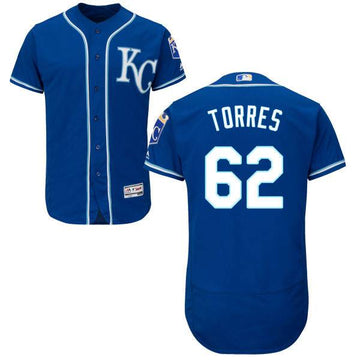 Ramon Torres Majestic Kansas City Royals royal Authentic jersey