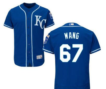 Chien-Ming Wang Kansas City Royals navy jersey
