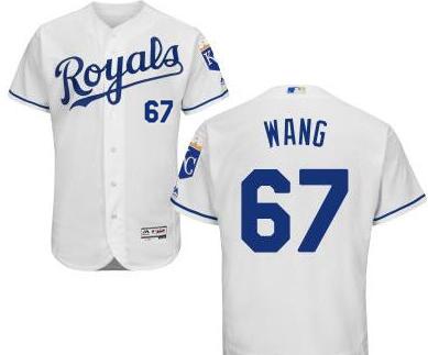 Chien-Ming Wang Kansas City Royals white Home jersey