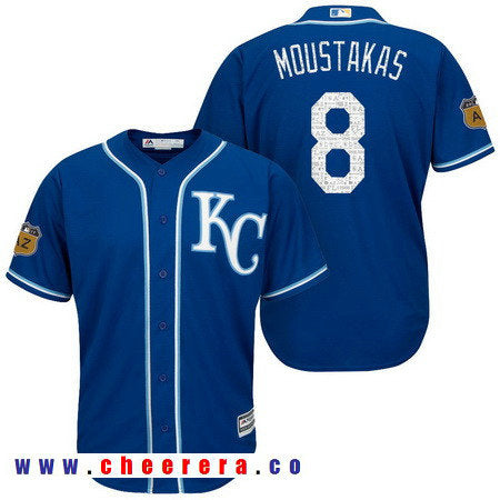 Mike Moustakas Kansas City Royals royal jersey