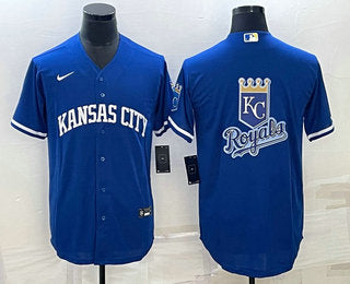 Logo Kansas City Royals blue City Connect jersey