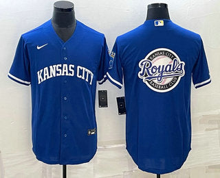 Logo Kansas City Royals blue City Connect jersey