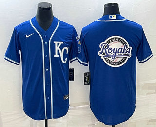 Logo Kansas City Royals blue jersey