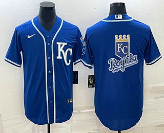 Logo Kansas City Royals blue jersey