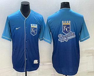 Logo Nike Kansas City Royals blue jersey