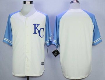 Custom Kansas City Royals cream jersey
