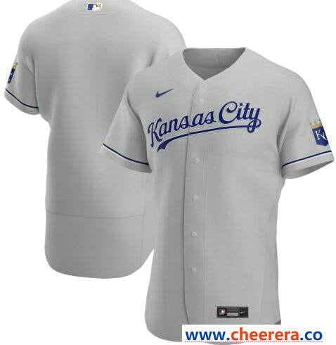 Custom Kansas City Royals gray jersey