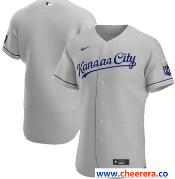 Custom Kansas City Royals gray jersey