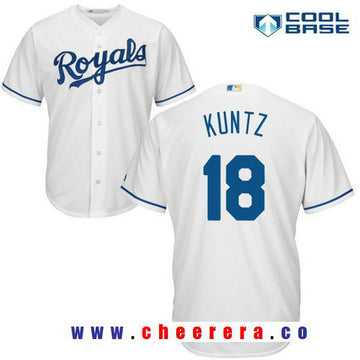 Coach Rusty Kuntz Kansas City Royals white Home jersey