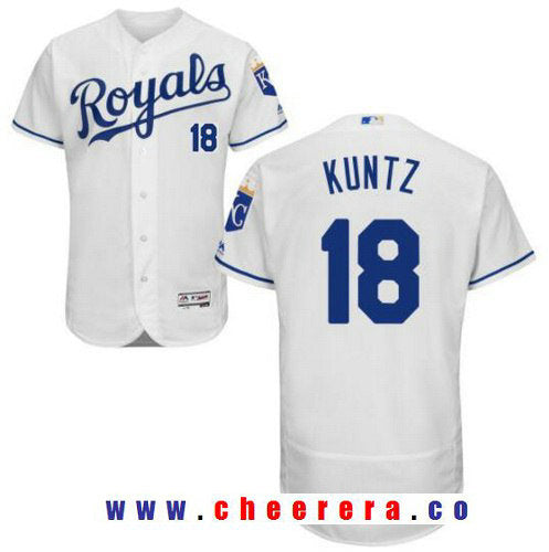 Coach Rusty Kuntz Kansas City Royals white Home jersey