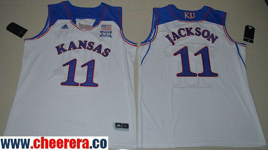 Josh Jackson Kansas Jayhawks white jersey