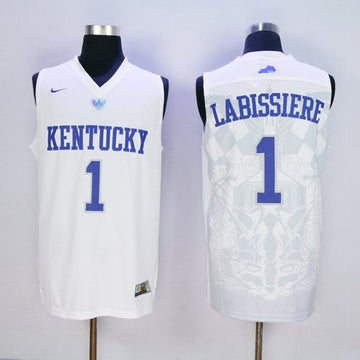 Skal Labissiere Kentucky Wildcats white jersey