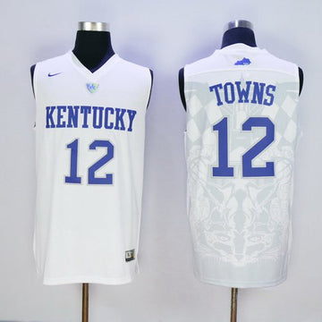 Karl-Anthony Towns Kentucky Wildcats white jersey