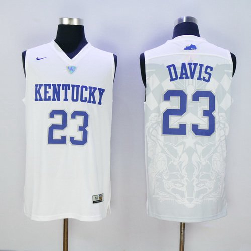 Anthony Davis Kentucky Wildcats white jersey