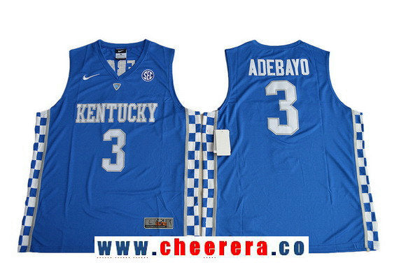 Edrice Adebayo Kentucky Wildcats royal jersey