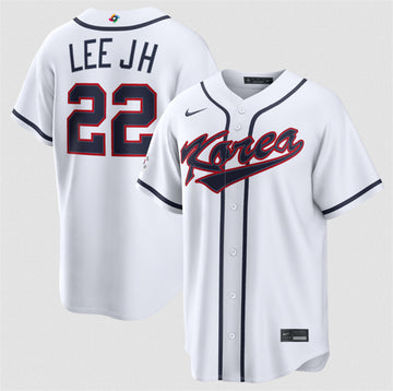 Korea Jung Hoo Lee Korea Baseball white Classic jersey
