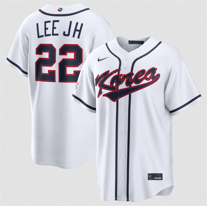 Korea Jung Hoo Lee Korea Baseball white Classic jersey