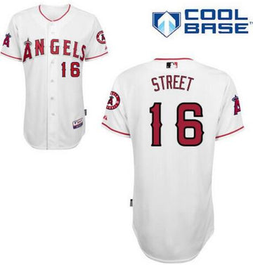 LA Of Anaheim Huston Street Los Angeles Angels white Home jersey