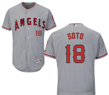 LA Of Anaheim Geovany Soto Los Angeles Angels gray Road jersey