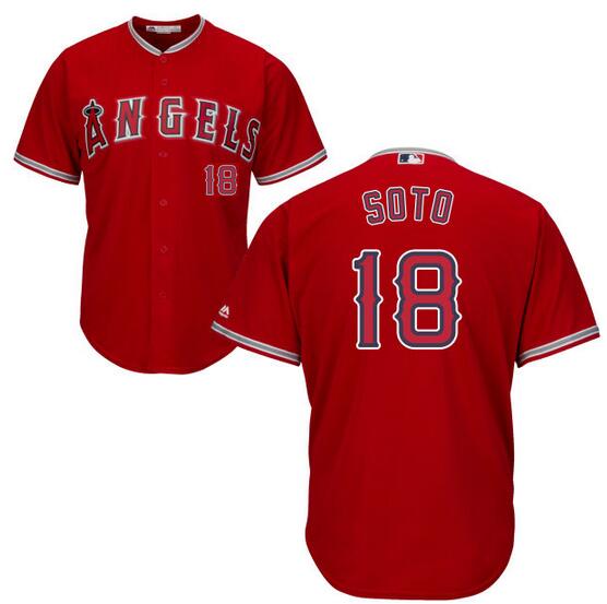 LA Of Anaheim Geovany Soto Los Angeles Angels red jersey