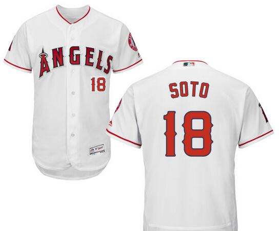 LA Of Anaheim Geovany Soto Los Angeles Angels white Home jersey