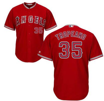LA Of Anaheim Nick Tropeano Los Angeles Angels red jersey
