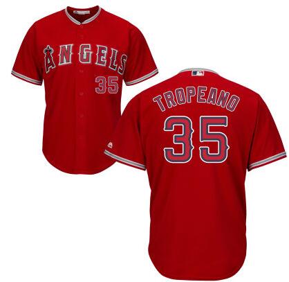LA Of Anaheim Nick Tropeano Los Angeles Angels red jersey