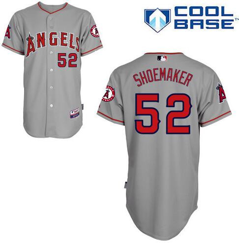 LA Of Anaheim Matt Shoemaker Los Angeles Angels gray Road jersey