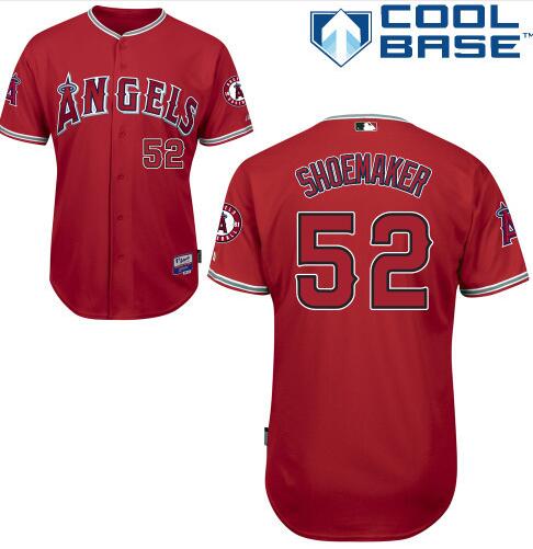 LA Of Anaheim Matt Shoemaker Los Angeles Angels red jersey