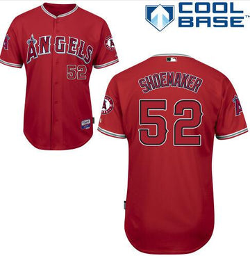 LA Of Anaheim Matt Shoemaker Los Angeles Angels red jersey