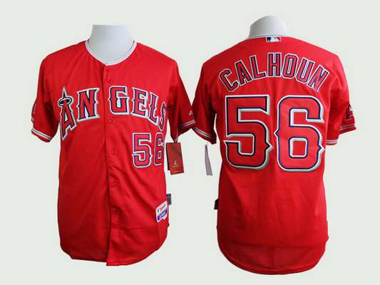 LA Of Anaheim Kole Calhoun Los Angeles Angels red jersey