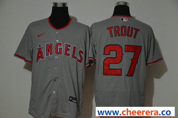 LA Los Angeles Angels gray jersey