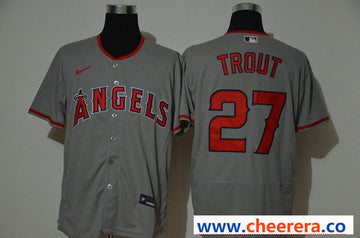 LA Los Angeles Angels gray jersey