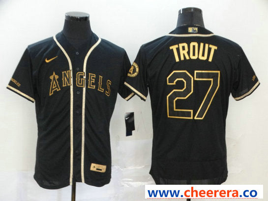 LA Los Angeles Angels black jersey