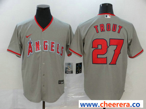 LA Los Angeles Angels gray jersey